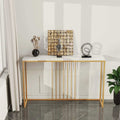 كونسول معدن بسطح رخام، 110*35*90 سم