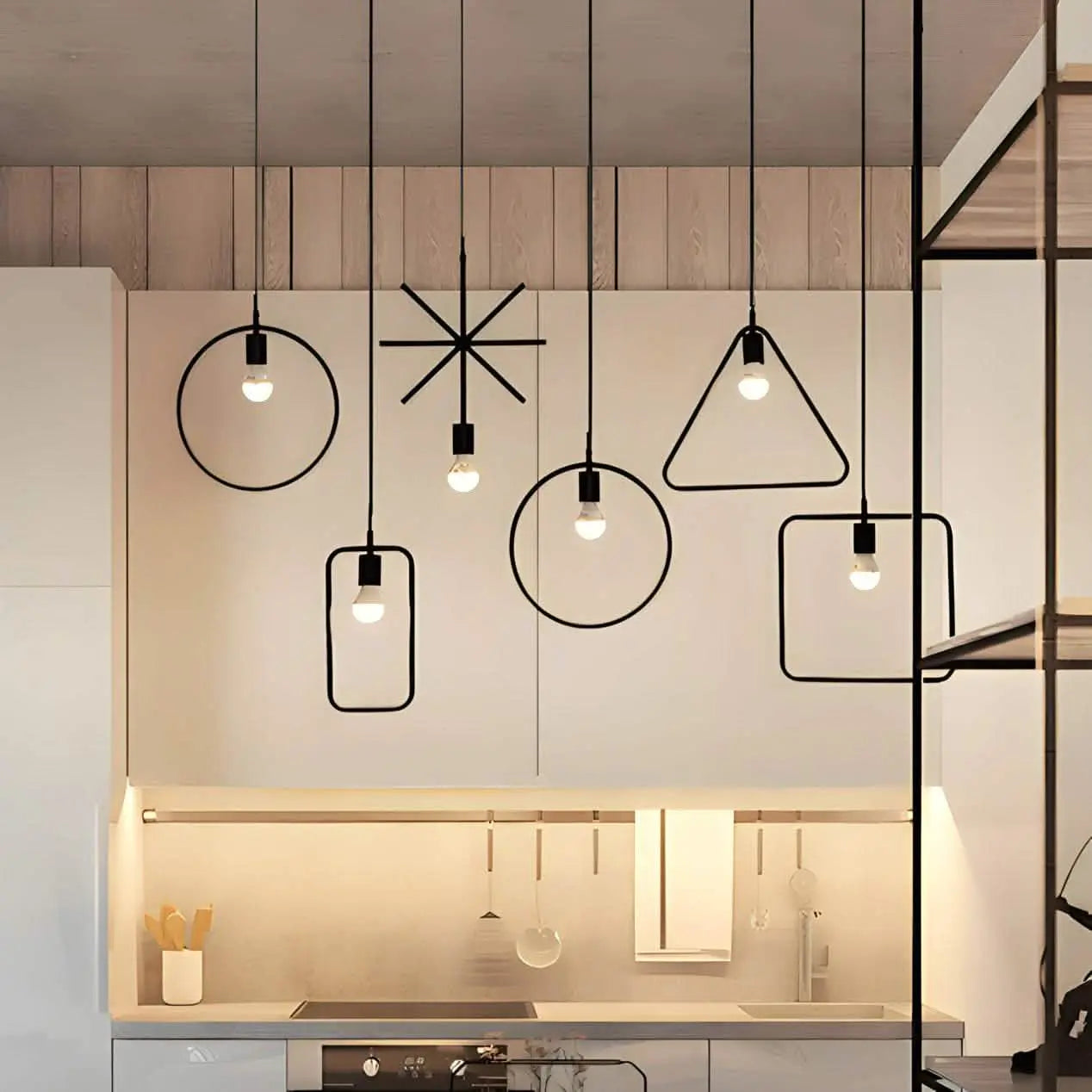 نجفة معدن، 110*36 سم