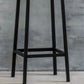 كرسي بار 35*35*75سم - ROW1 Iron Wood