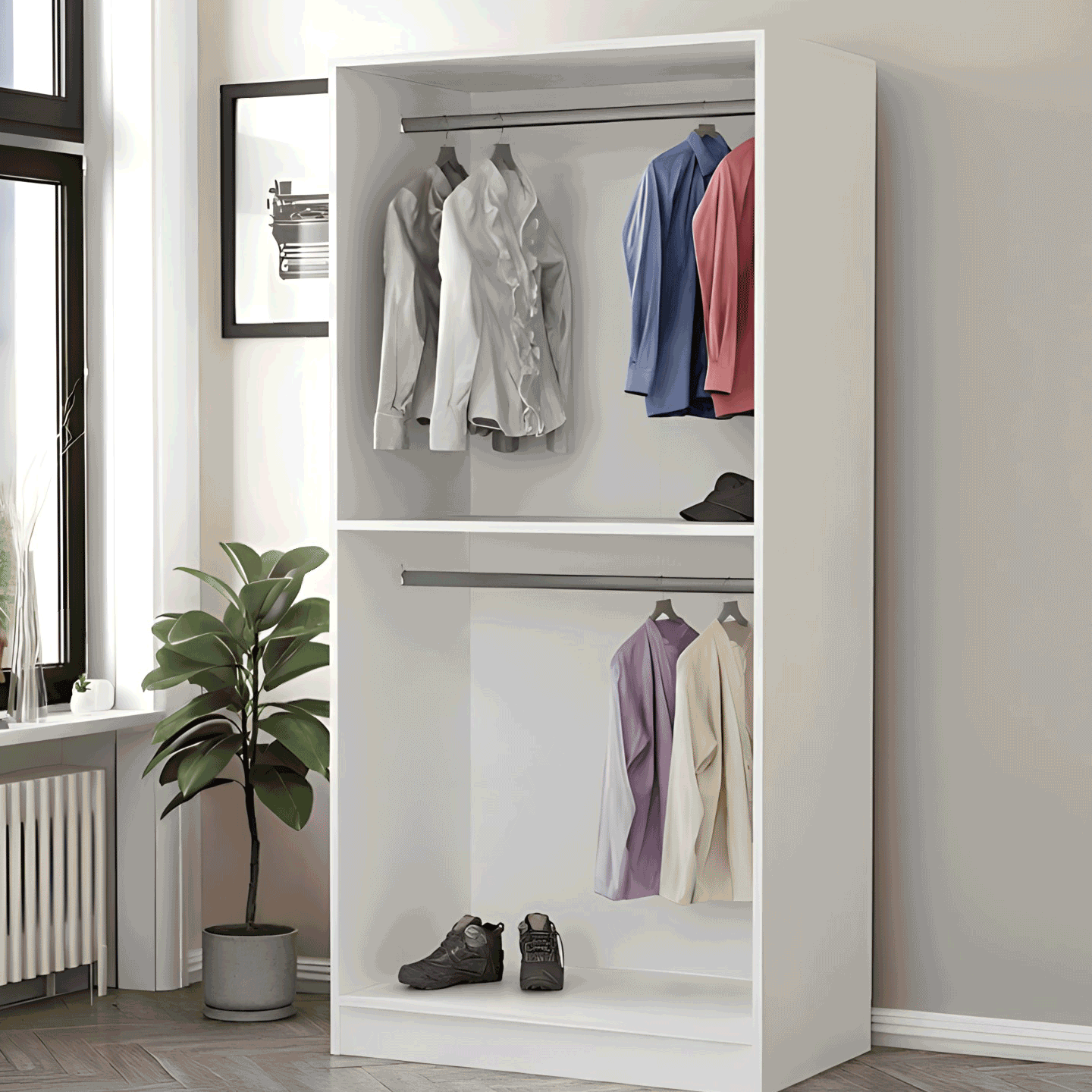 غرفة نوم، خشب ام دي اف - 3 قطع