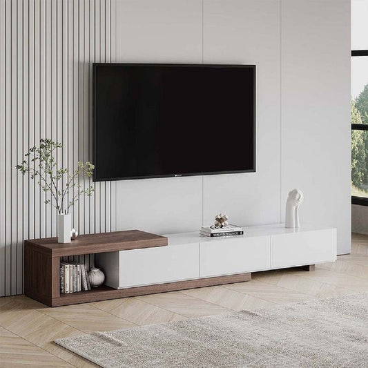 ترابيزة تليفزيون خشب ام دي اف، 200*35*38 سم