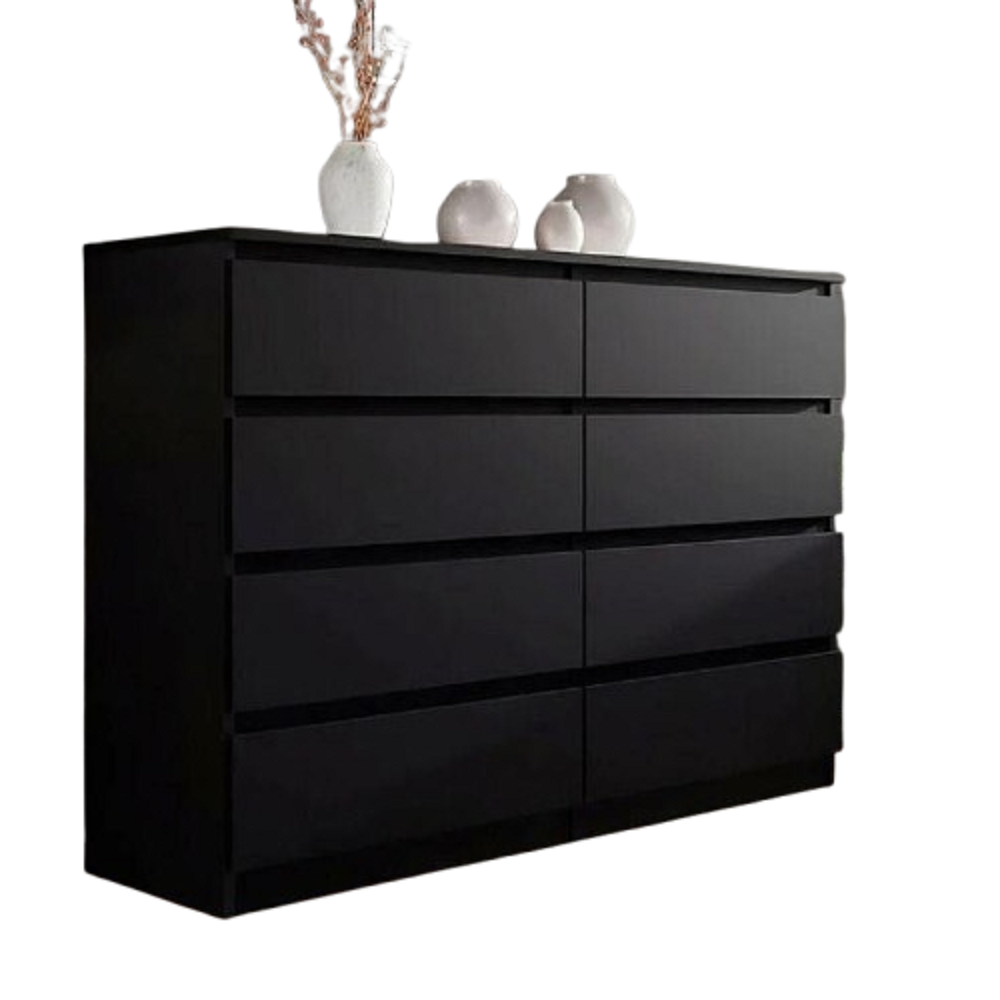 وحدة أدراج خشب ام دي اف، 120*40*80 سم