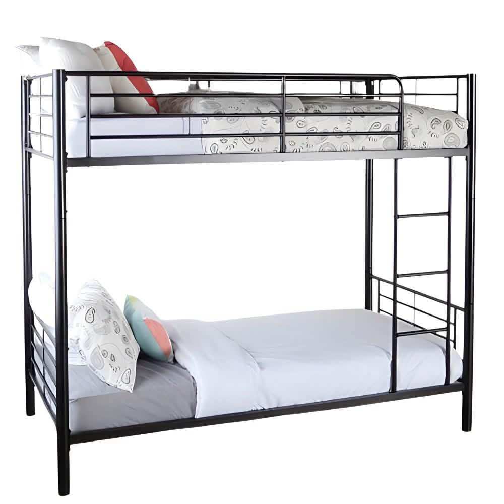 سرير دورين معدن أسود 120*200*200 سم - RON268 Royal Iron