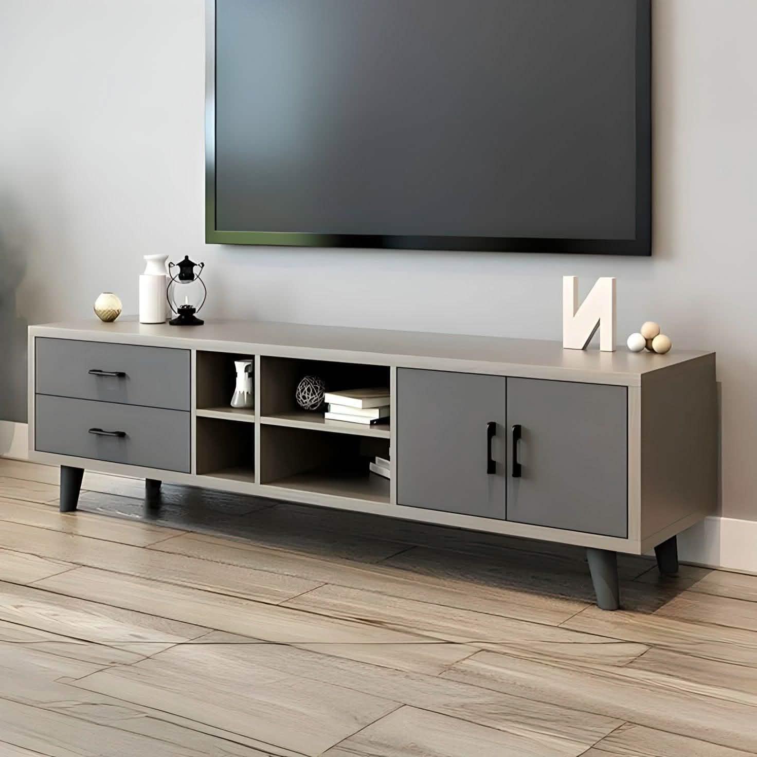 ترابيزة تليفزيون ام دي اف، 120*30*50 سم