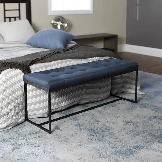 بانكيت معدن أسود 120*40*50 سم - RON107 Royal Iron