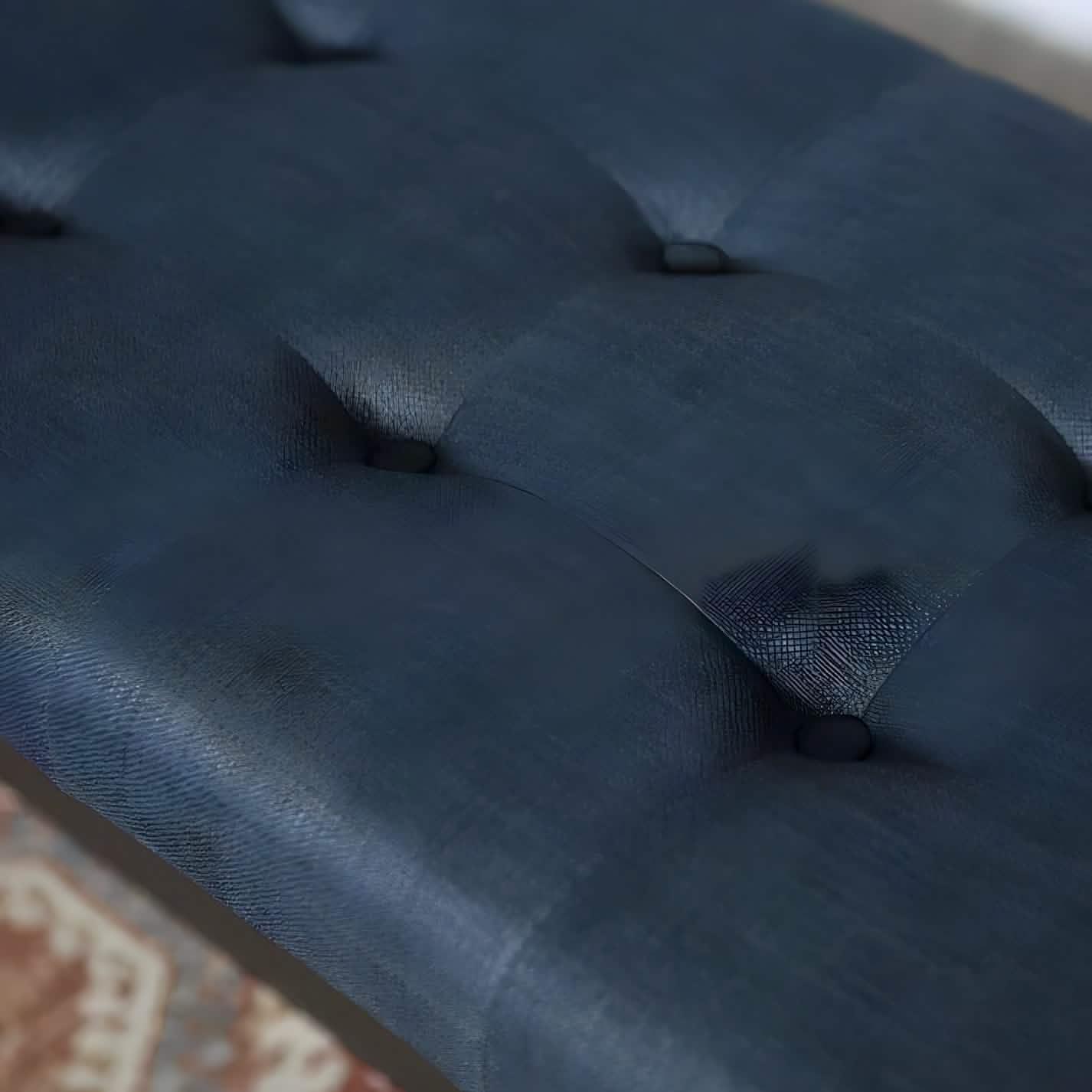 بانكيت معدن أسود 120*40*50 سم - RON107 Royal Iron