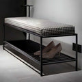 بانكيت معدن أسود 120*40*50 سم - RON109 Royal Iron