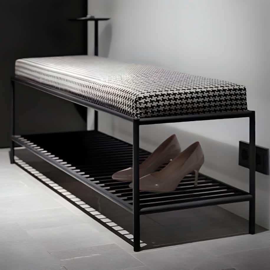 بانكيت معدن أسود 120*40*50 سم - RON109 Royal Iron