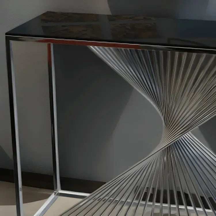 كونسول ستيل بمرايا، 120*40*90 سم