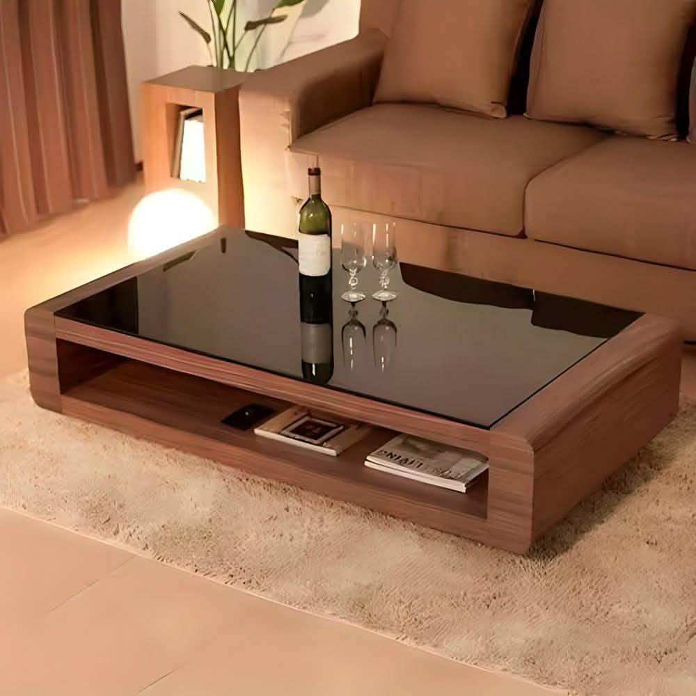 تسوق الأن من هومكس  ترابيزة قهوة خشب ام دي اف 90*50*45 سم - HOM116 بأفضل سعر وأفضل جودة