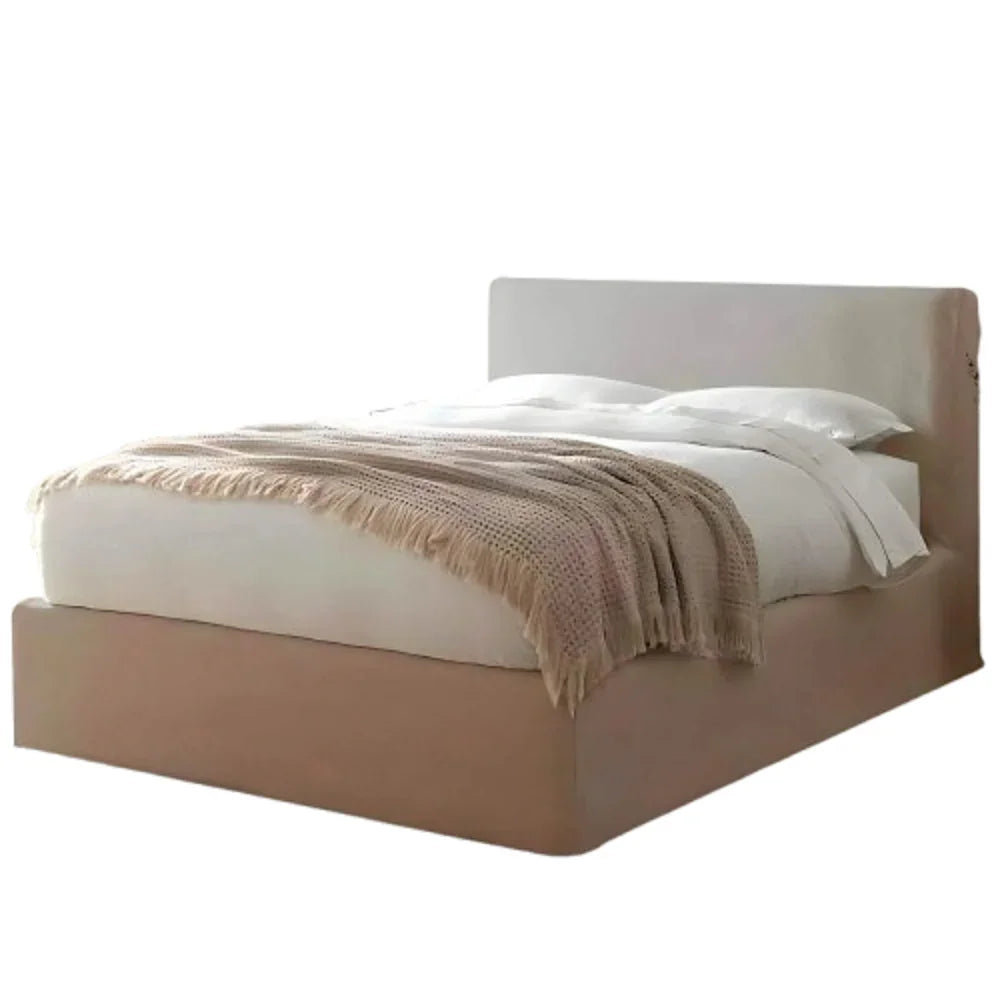 سرير كوين خشب موسكي، 150*195*120 سم