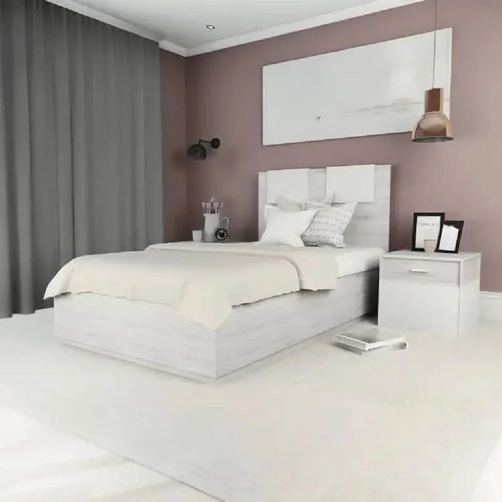 سرير خشب ام دي اف، 120*200*30 سم