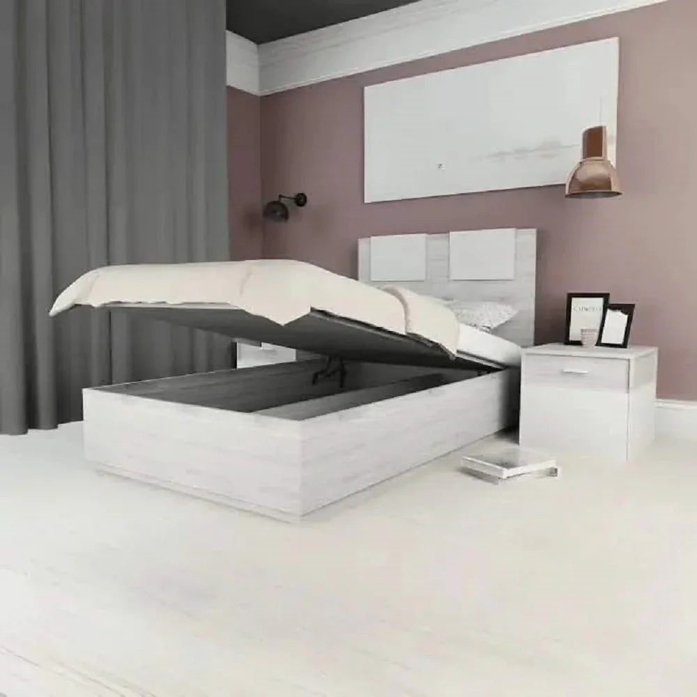 سرير خشب ام دي اف، 120*200*30 سم