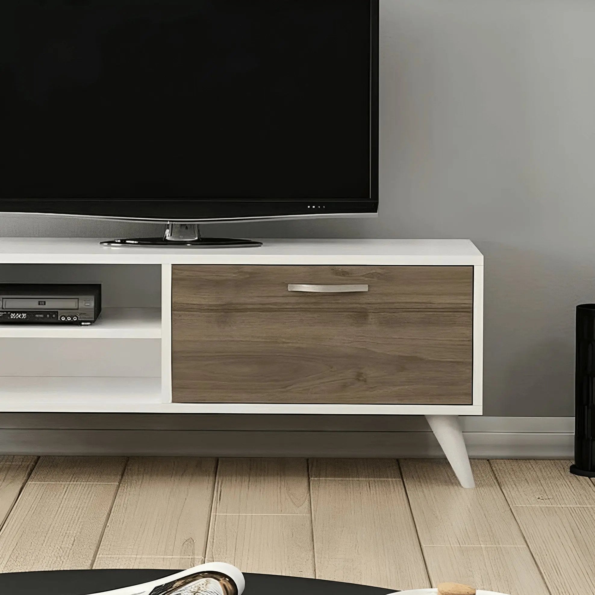 ترابيزة تليفزيون ام دي اف 120*30*40 سم - CLG204 - Homix