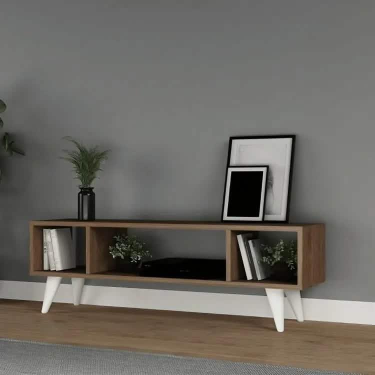 ترابيزة تليفزيون ام دي اف، 120*30*40 سم