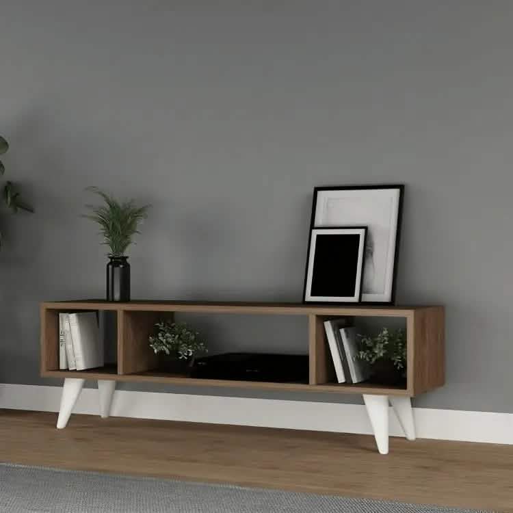 ترابيزة تليفزيون ام دي اف، 120*30*40 سم