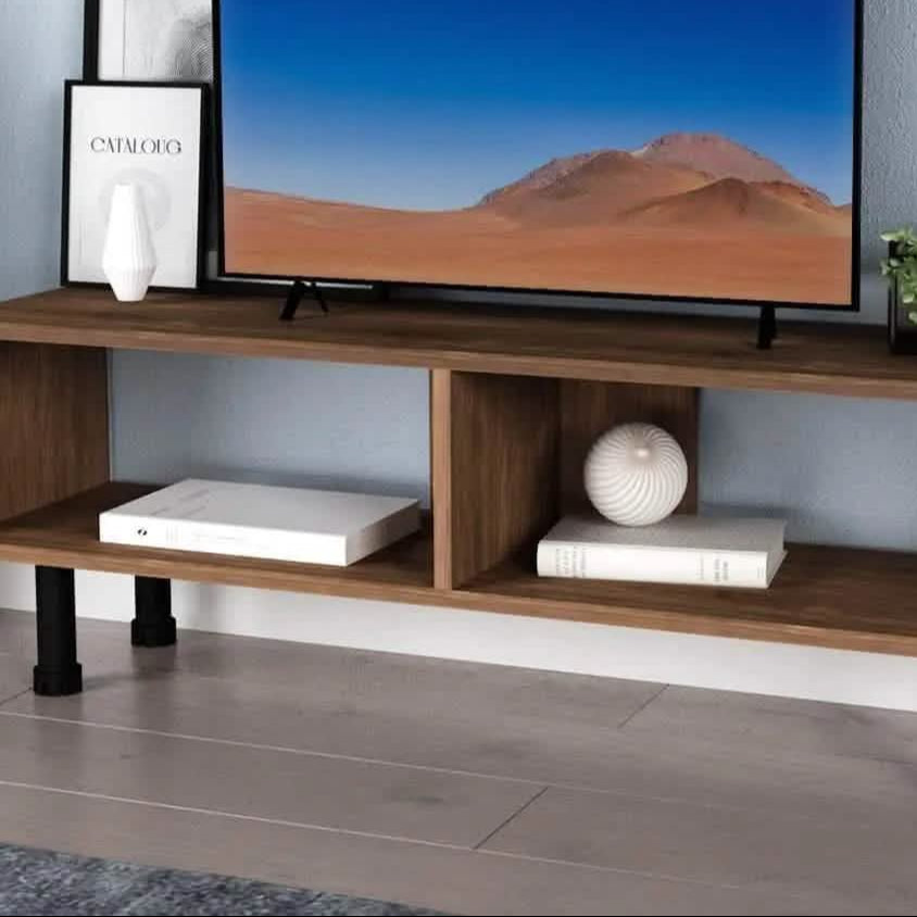 ترابيزة تليفزيون ام دي اف، 120*30*40 سم