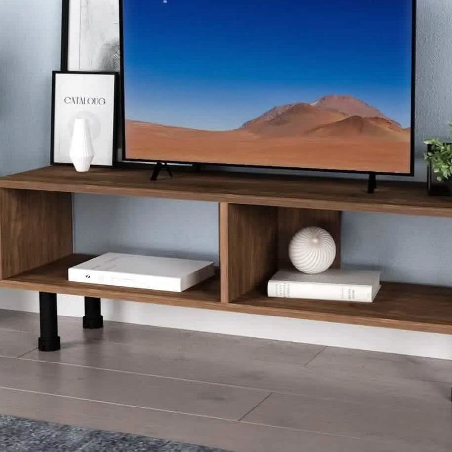 ترابيزة تليفزيون ام دي اف، 120*30*40 سم