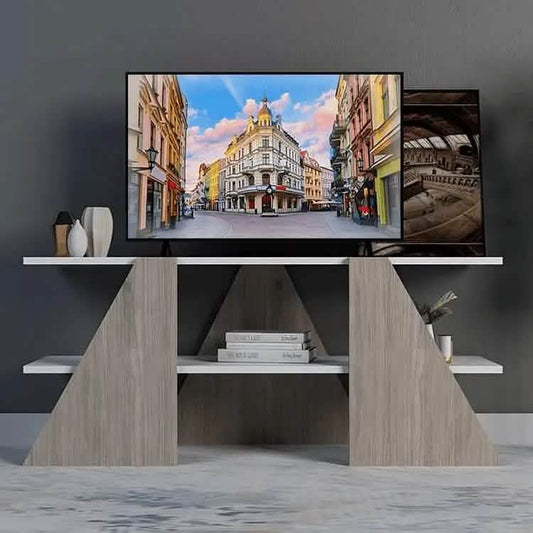 ترابيزة تليفزيون ام دي اف 120*30*47 سم - CLG168 - Homix
