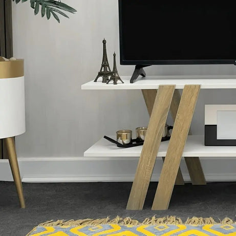 ترابيزة تليفزيون ام دي اف 120*30*50 سم - CLG159 - Homix