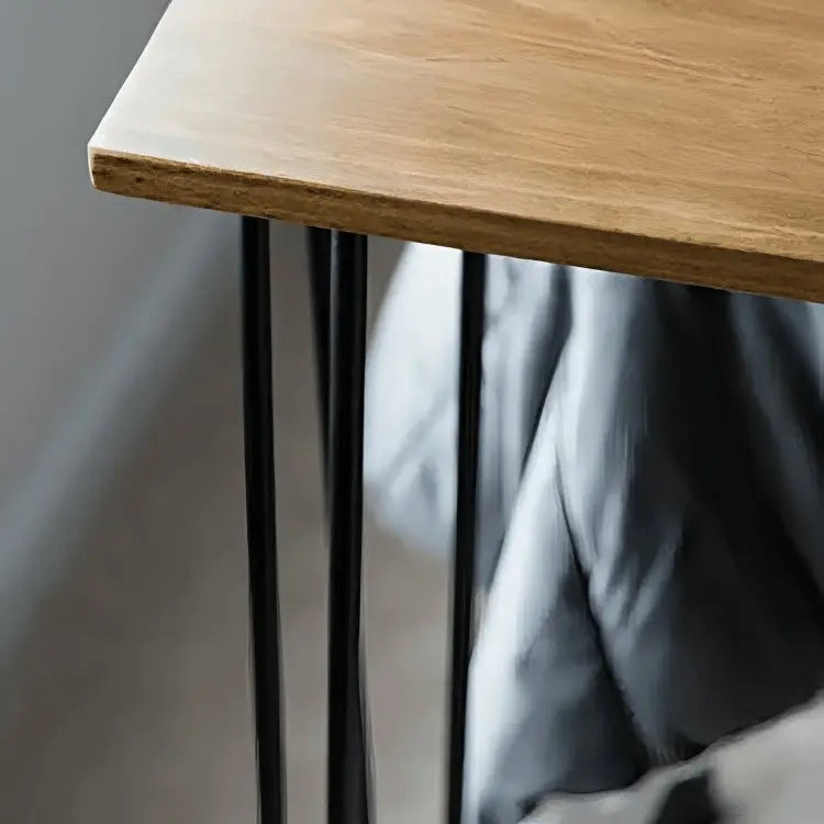 كونسول ستيل وخشب، 120*30*70 سم