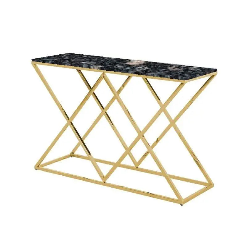 كونسول معدن بسطح جرانيت، 120*35*90 سم