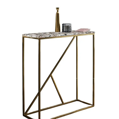 كونسول معدن بسطح جرانيت، 120*35*90 سم