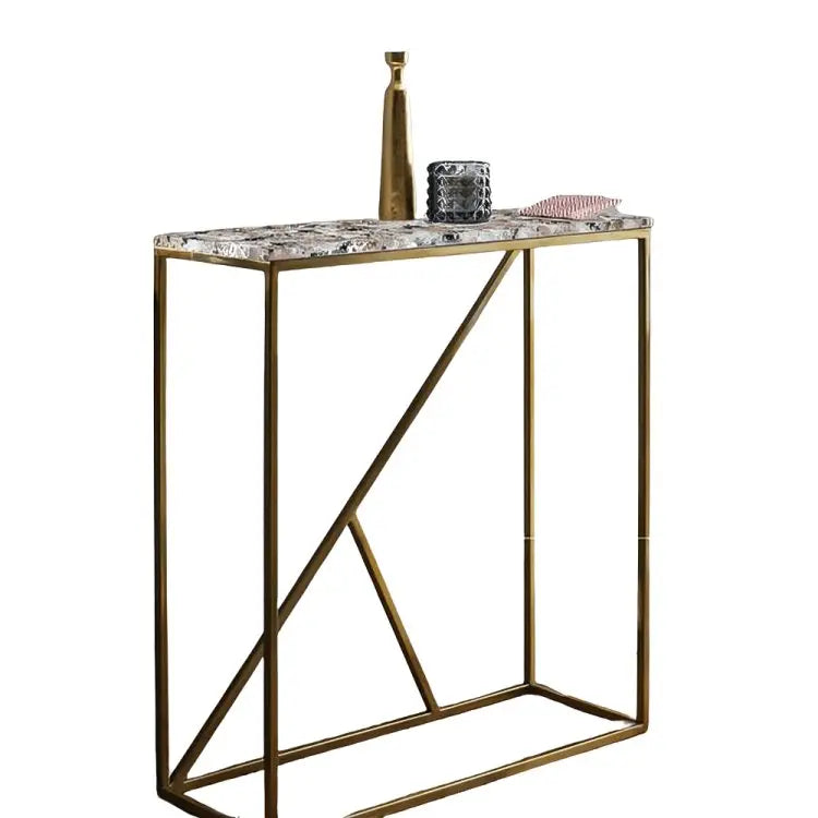 كونسول معدن بسطح جرانيت، 120*35*90 سم