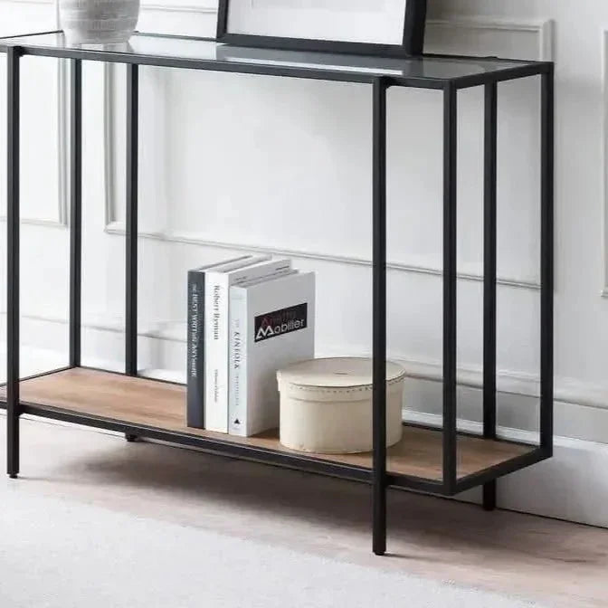 كونسول بسطح زجاج، 120*40*100 سم