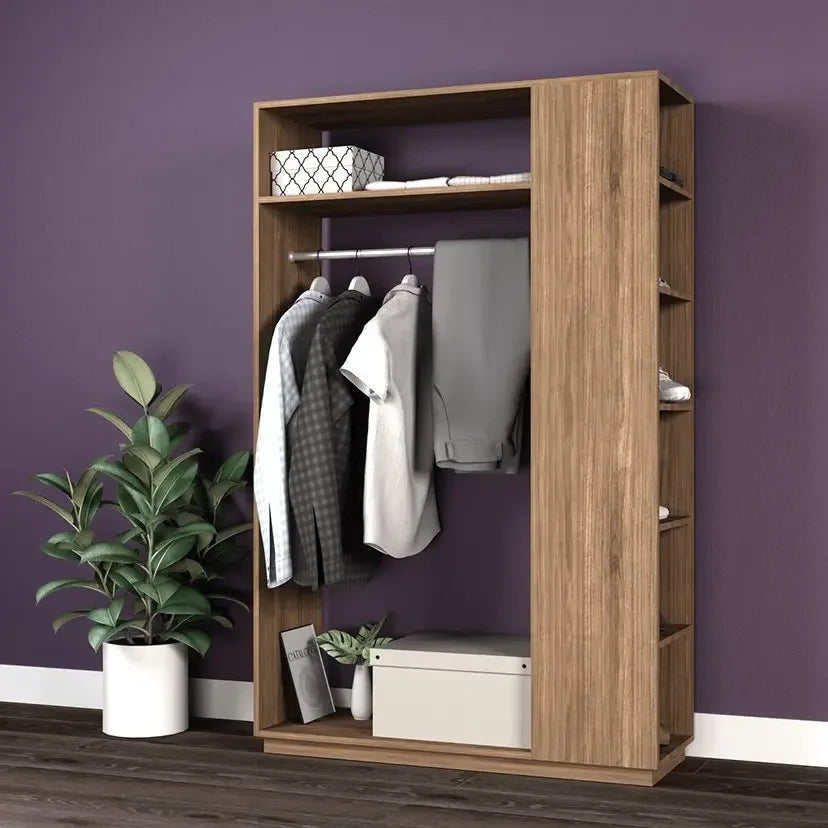 دولاب خشب ام دي اف، 120*40*180 سم