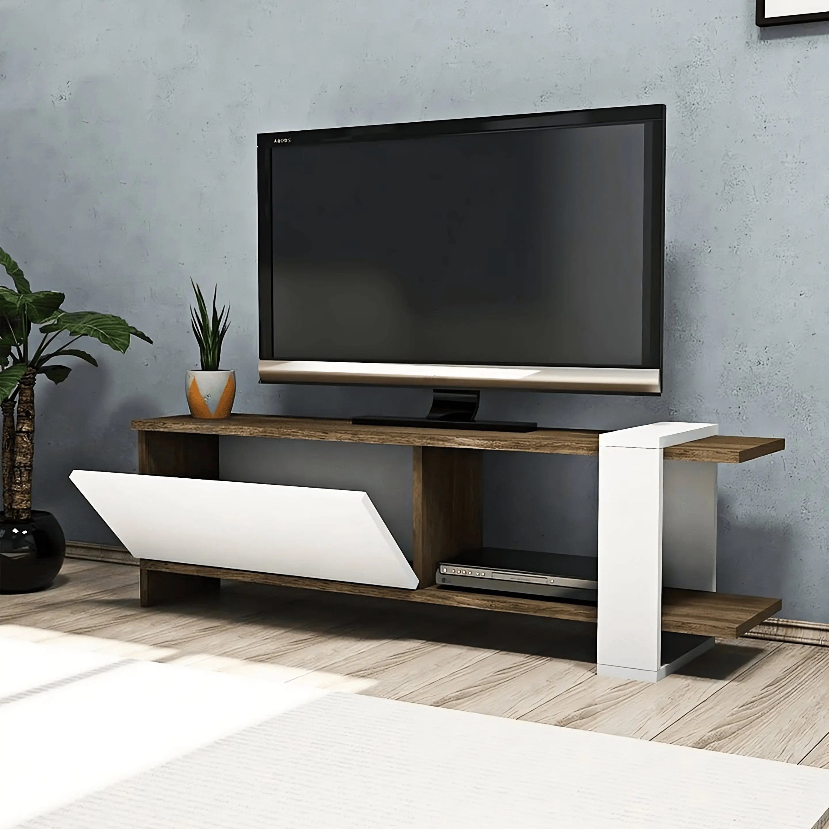 ترابيزة تليفزيون ام دي اف 120*40*50 سم - CLG318 - Homix