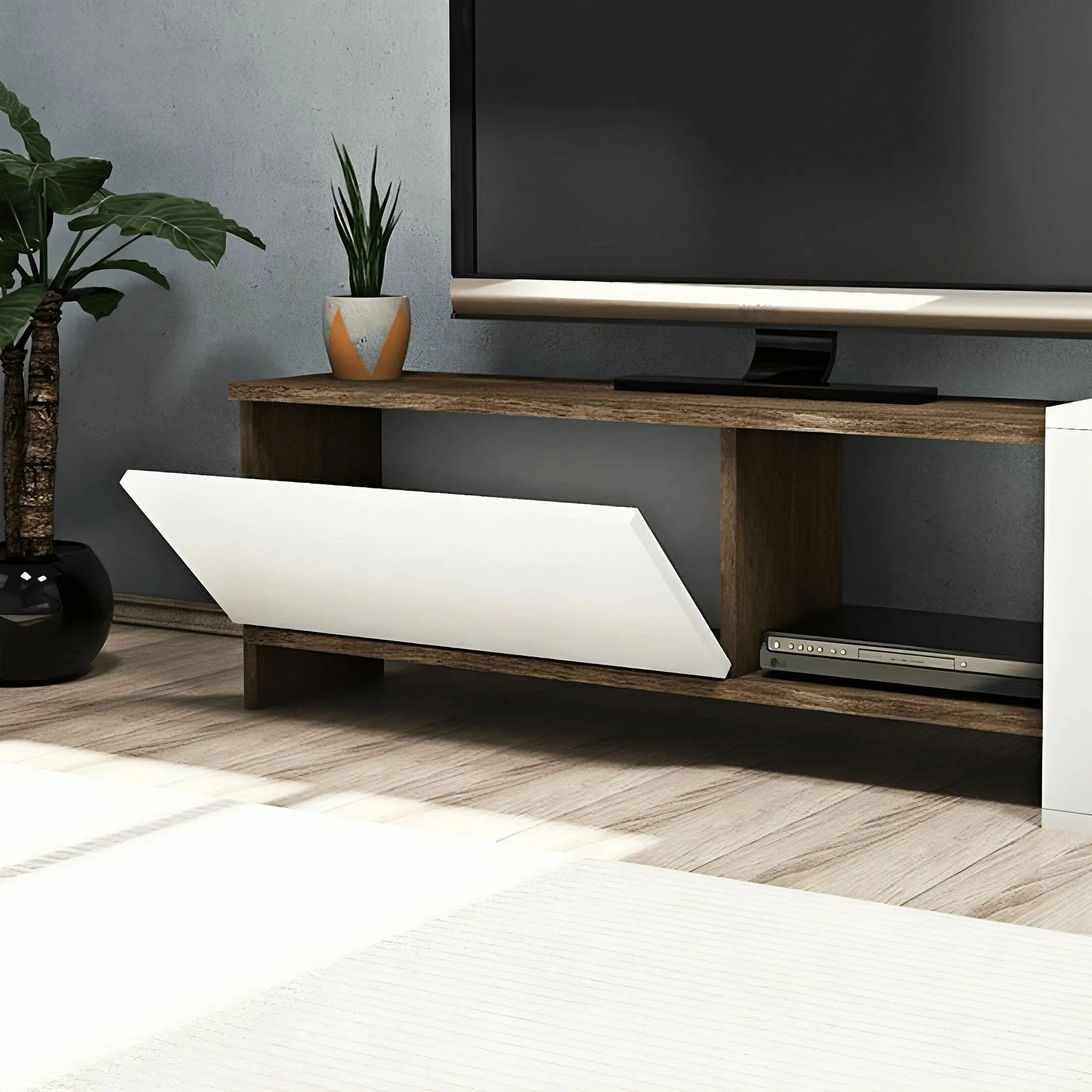 ترابيزة تليفزيون ام دي اف 120*40*50 سم - CLG318 - Homix