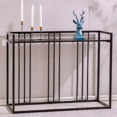 تسوق الأن من هومكس  كونسول معدن بسطح زجاج 120*40*90 سم - CH101 بأفضل سعر وأفضل جودة 