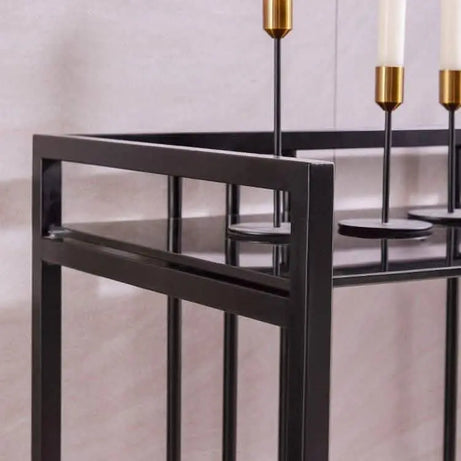 تسوق الأن من هومكس  كونسول معدن بسطح زجاج 120*40*90 سم - CH101 بأفضل سعر وأفضل جودة 