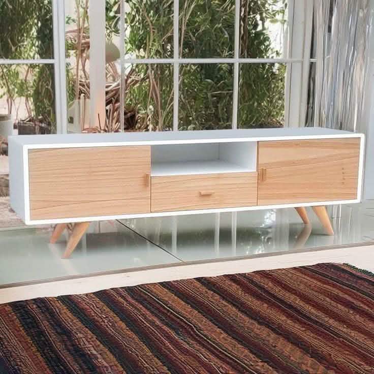 ترابيزة تليفزيون ام دي اف، 120*30*50 سم