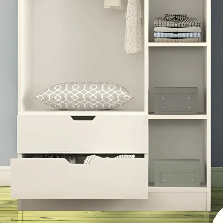 دولاب خشب ام دي اف، 120*50*185 سم