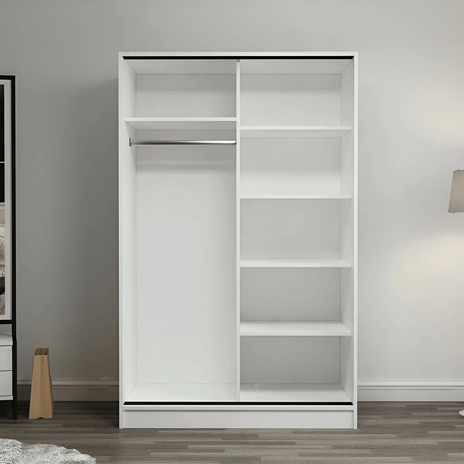 دولاب خشب ام دي اف، 120*60*185 سم