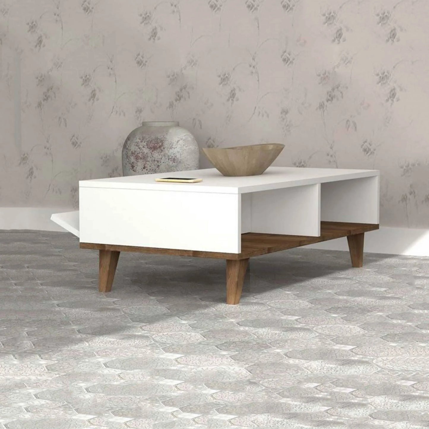 تسوق الأن من هومكس  ترابيزة قهوة ام دي اف 120*60*40 سم - CLG376 بأفضل سعر وأفضل جودة 