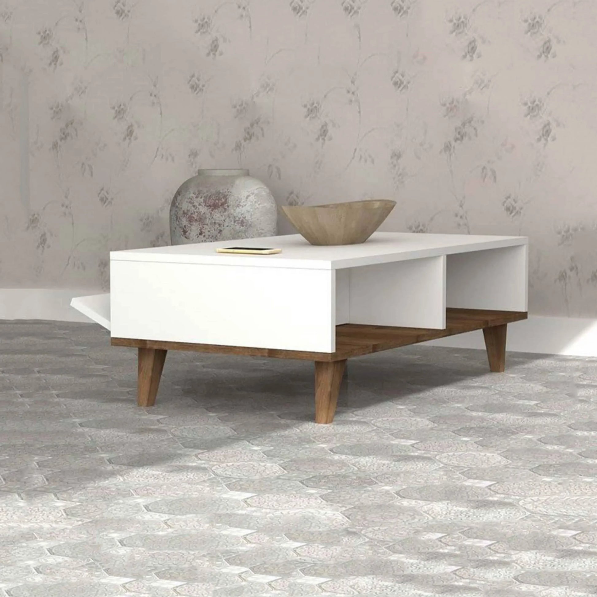 تسوق الأن من هومكس  ترابيزة قهوة ام دي اف 120*60*40 سم - CLG376 بأفضل سعر وأفضل جودة 