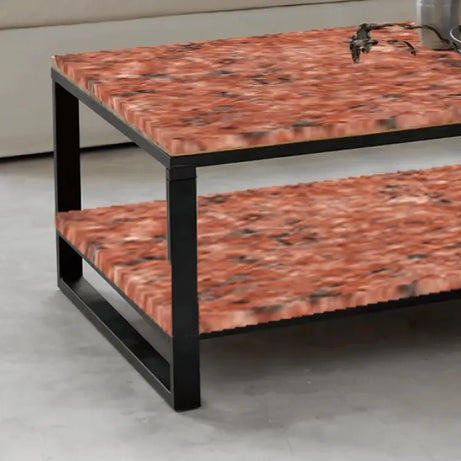 ترابيزة قهوة معدن و جرانيت 120*60*45 سم - LUS11 - Homix