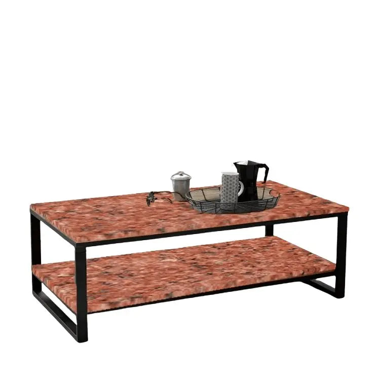 ترابيزة قهوة معدن و جرانيت 120*60*45 سم - LUS11 - Homix