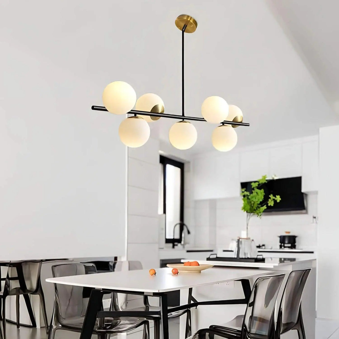 نجفة معدن و زجاج 120*65 سم - YLG13 Y-Lights