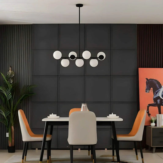 نجفة معدن لون اسود 120*65 سم - YLG15 Y-Lights