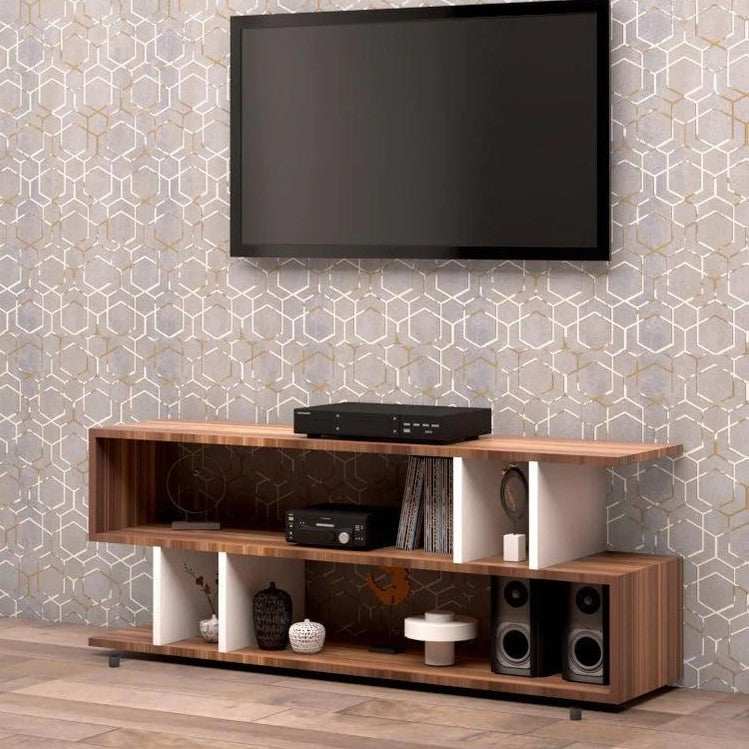 ترابيزة تليفزيون خشب ام دي اف، 120*30*50 سم