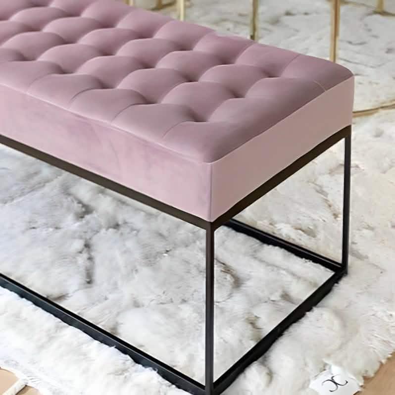 بانكيت معدن أسود 120*40*50 سم - RON106 Royal Iron