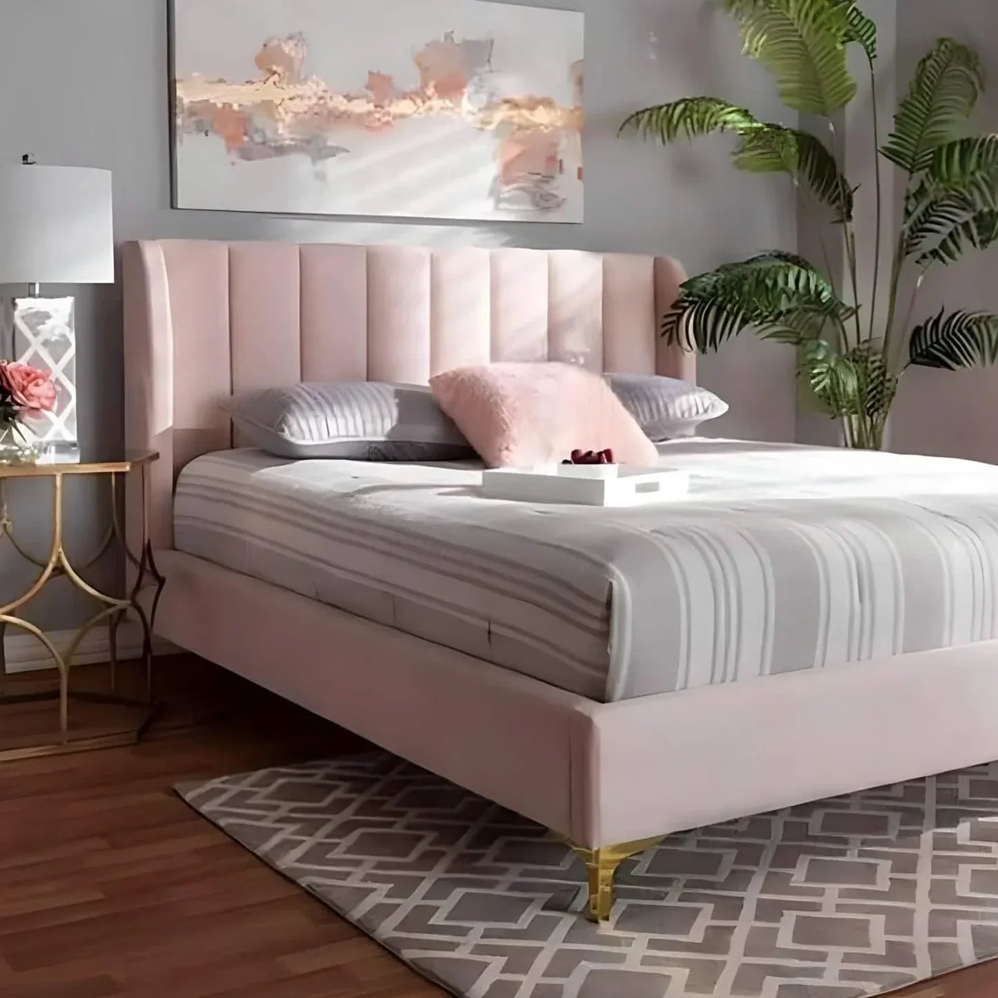 سرير فردي خشب موسكي، 120*195*120 سم