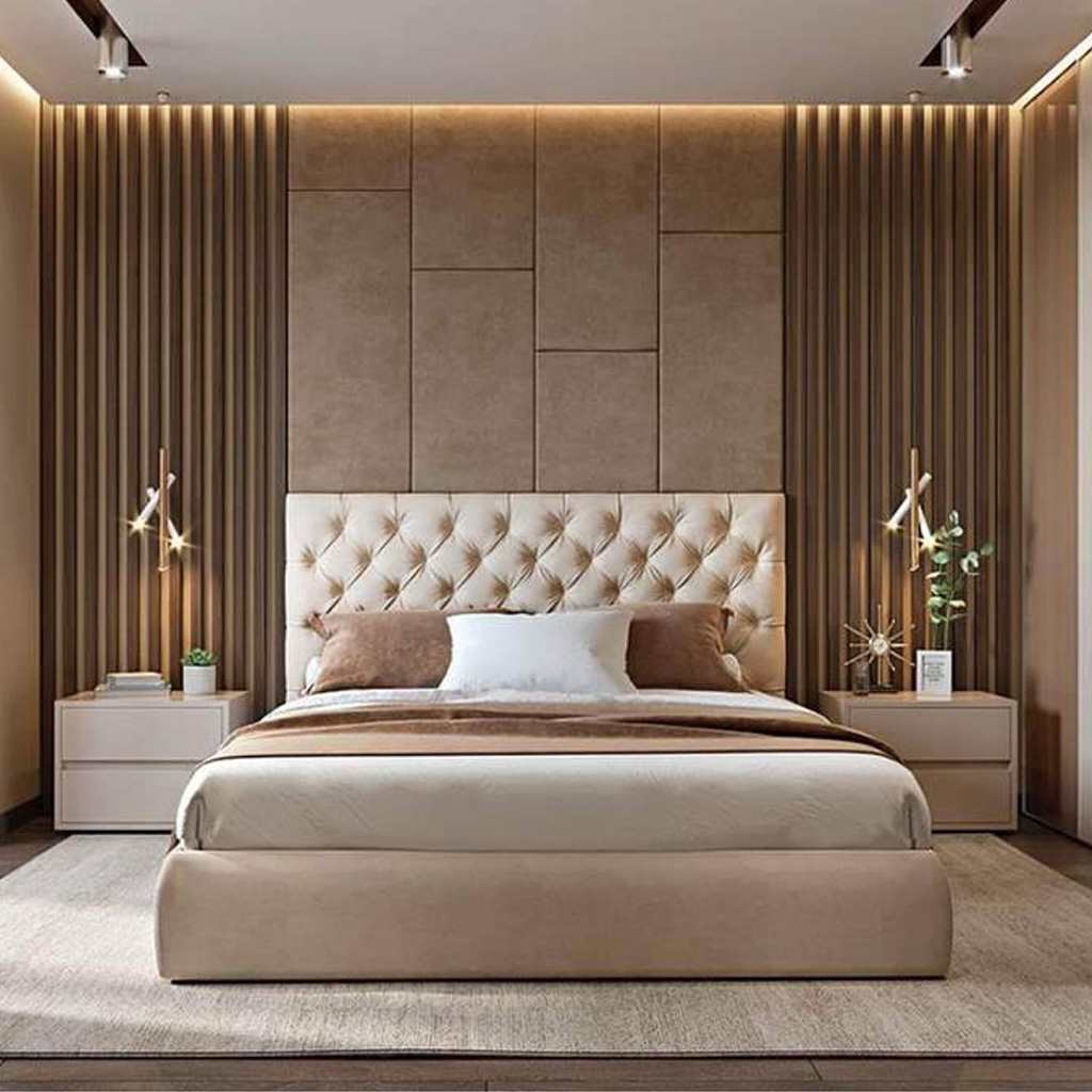 سرير فردي خشب كونتر وزان، 123*205*120 سم