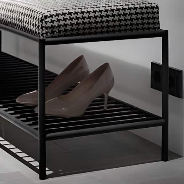 بانكيت معدن أسود 120*40*50 سم - RON109 Royal Iron