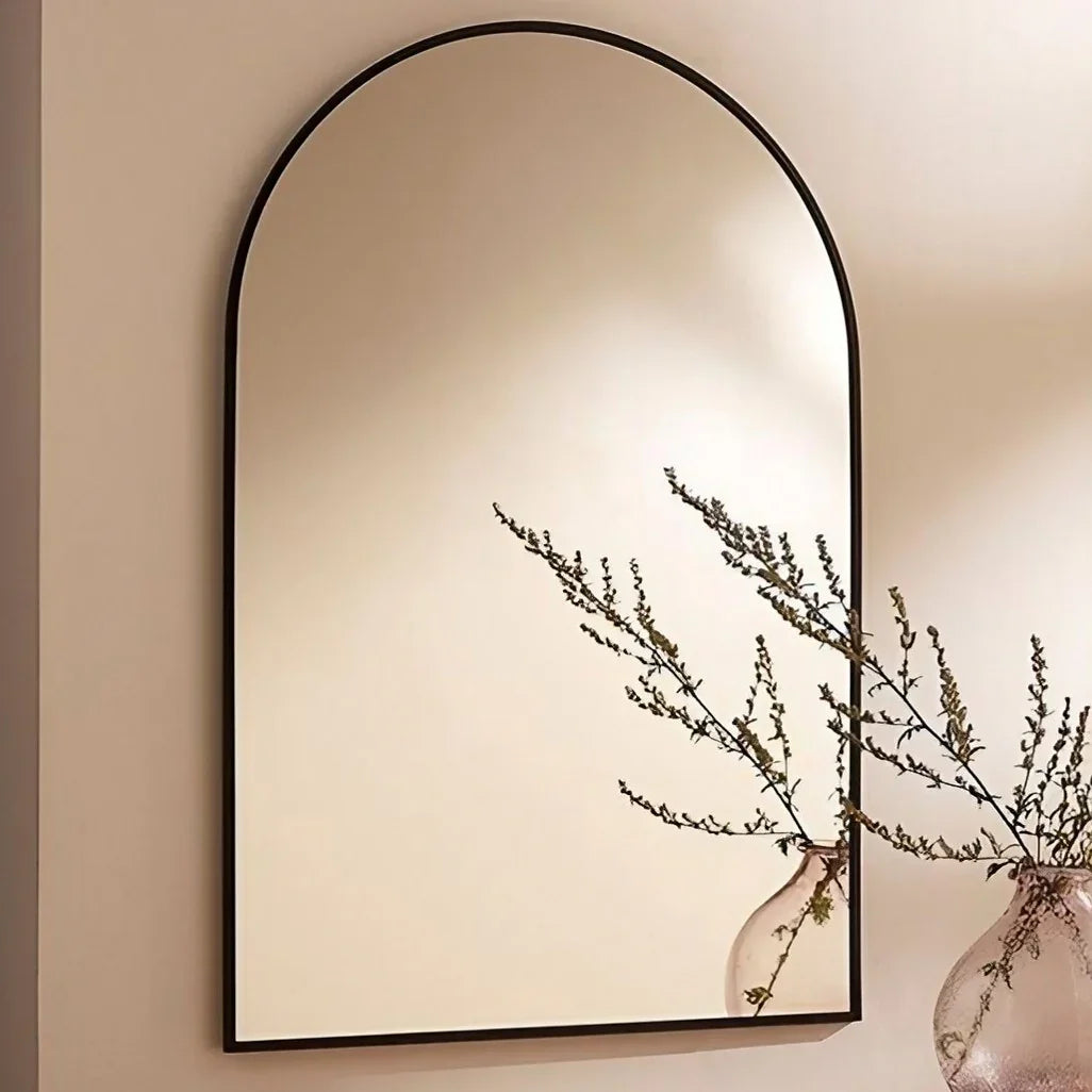 مرايا حائط بإطار خشب ام دي اف، 55*2*100 سم