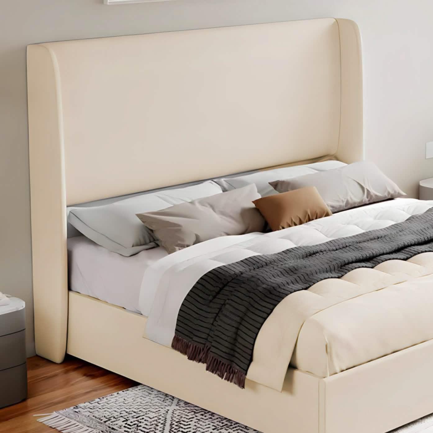 سرير كوين خشب كونتر، 120*195*120 سم